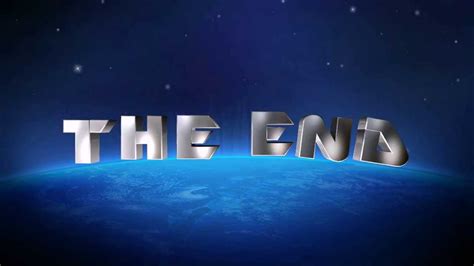 The End title animation - YouTube