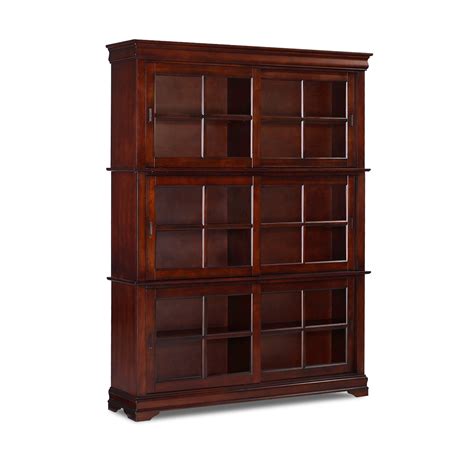 Cherry Bookcases With Doors - Foter