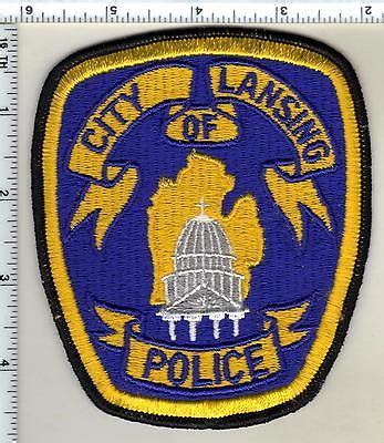 City of Lansing Police (Michigan) 3rd Issue Shoulder Patch | eBay