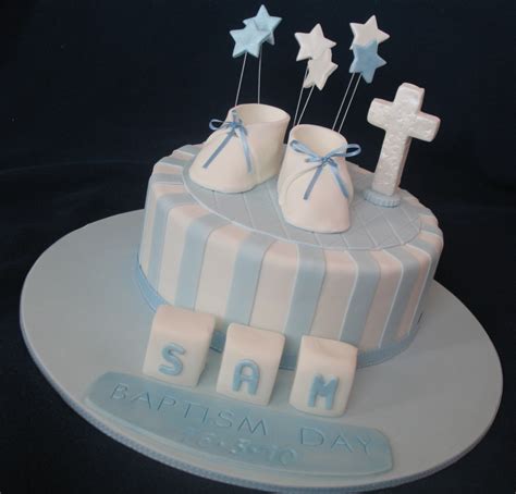 Blissfully Sweet: A "Taste of Boy" Baptism Cake