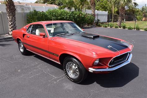 1969 Ford Mustang Mach 1 - 428 Cobra Jet 0 Candy Apple Red Coupe 428C.I. Cobra J for sale ...