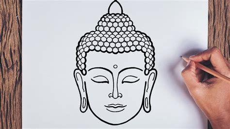 how to draw lord buddha easy drawing | goutama buddha drawing | step by step tutorial for ...