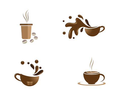 Coffee Mug Logo Set 1057443 Vector Art at Vecteezy