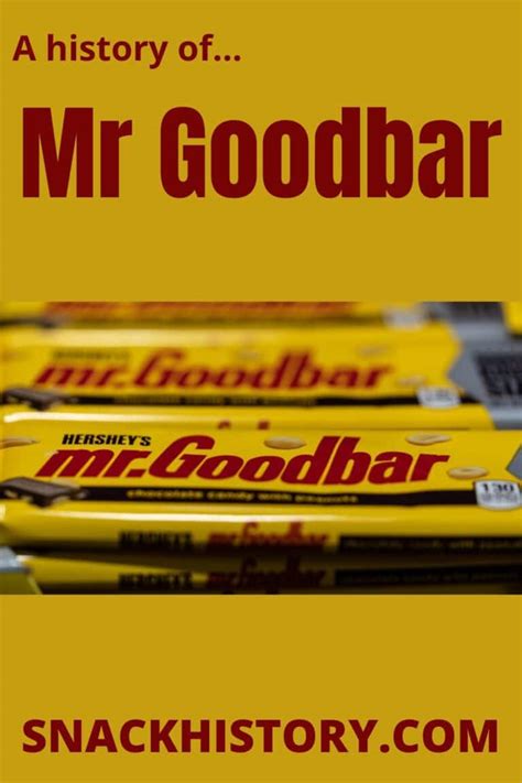 Mr Goodbar (History, Marketing & Commercials) - Snack History