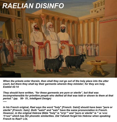 Raelian "TRUTH": [RAELIAN DISINFO] Holy or Sterile?