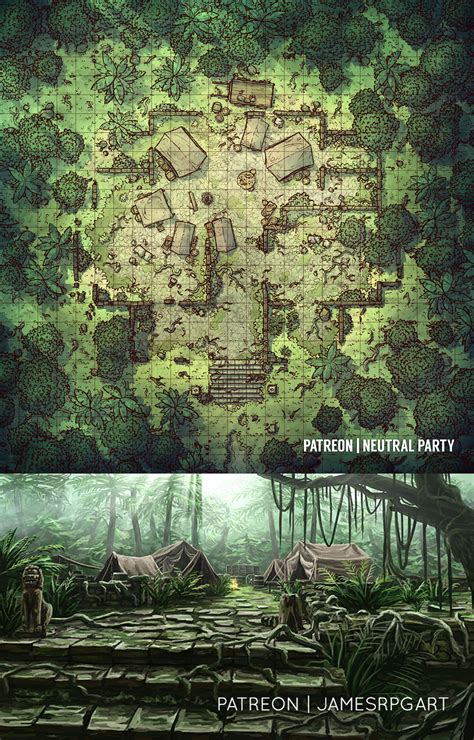 Jungle Battle Map Dnd E Deondees Wallpaper All In One Photos Images | The Best Porn Website