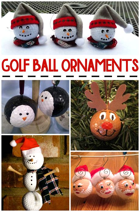 Christmas Golf Ball Ornament Ideas | Christmas crafts, Christmas ornament crafts, Xmas crafts