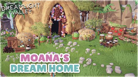 Giving Moana Her Dream Home | Speed Build | Disney Dreamlight Valley - YouTube