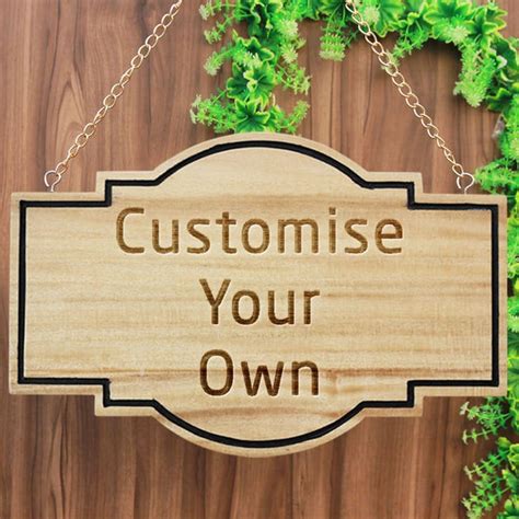 Customize Your Own Hanging Sign| Custom Wood Sign| Personalised Wooden Plaques