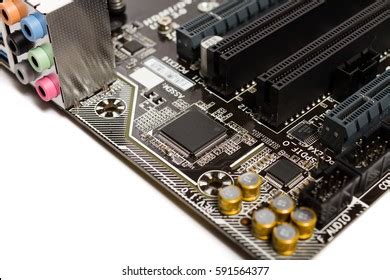 Typical New Pc Computer Motherboard Socket Stock Photo 591564377 ...