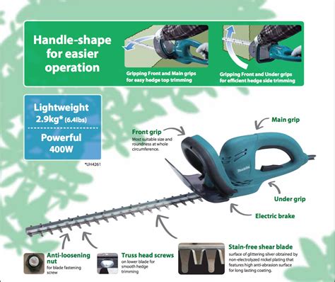 Makita Electric Hedge Trimmer Professional