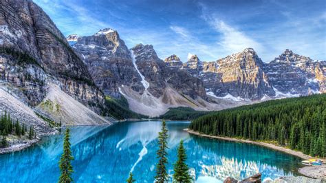 Lago Moraine, Parque Nacional Banff, Alberta, Canadá