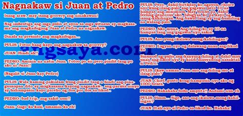 Nagnakaw si Juan at Pedro! - Pinoy Joke, Pinoy Tagalog Joke | Funny ...