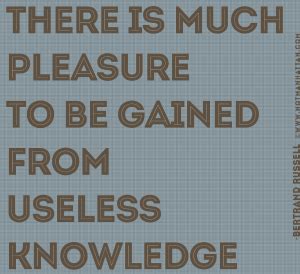 Quotes – Useless knowledge – NotManhattan