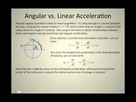 Linear Acceleration