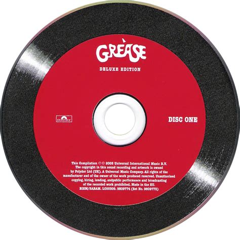 Carátula Cd1 de Bso Grease (Deluxe Edition) - Portada