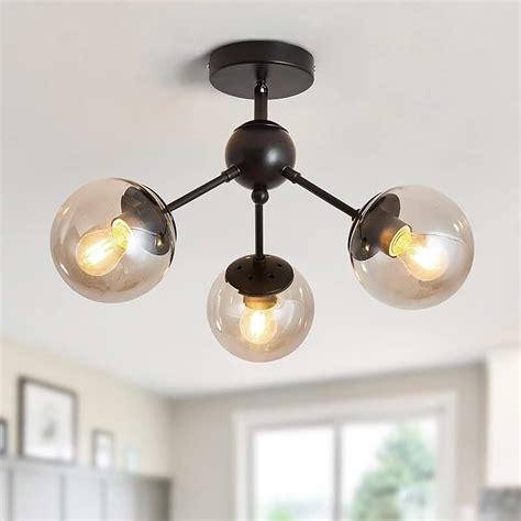 Amazon.co.uk: Black Ceiling Lights for Living Room