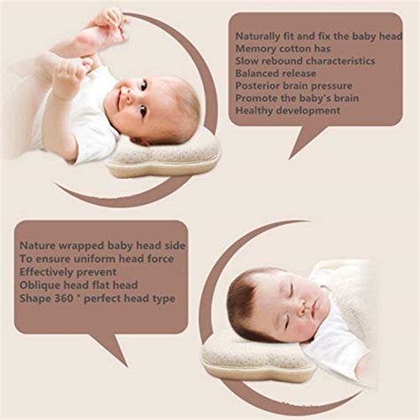 Hidetex Baby Pillow - Preventing Flat Head Syndrome (Plagiocephaly) for ...