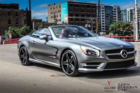 Sexy Silver Mercedes SL-Class Wearing Custom Body Kit — CARiD.com Gallery