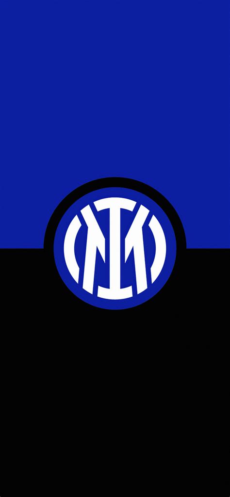 1242x2688 Inter Milan Logo Minimal 8k Iphone XS MAX HD 4k Wallpapers, Images, Backgrounds ...