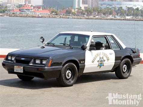 CHP Fox Body Ford Mustang SSP Police Car | police | Pinterest | Police ...