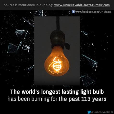 the world’s longest lasting light bulb has been burning for the past ...