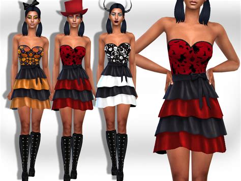 The Sims Resource - Cute Halloween Costume Dresses