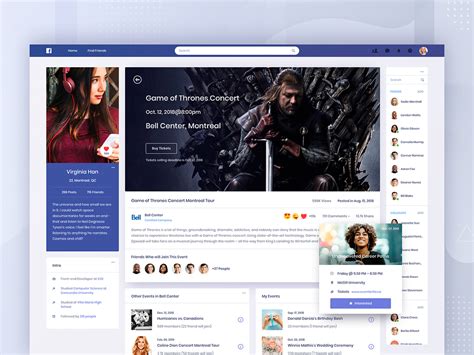 Facebook Profile designs, themes, templates and downloadable graphic elements on Dribbble