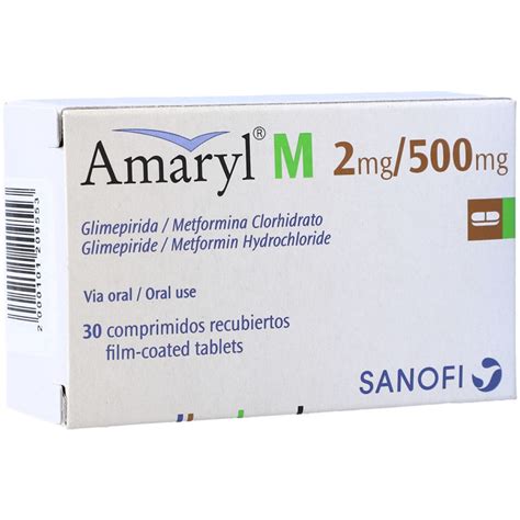 Amaryl M 2/500Mg Tabletas - FarmaciaRD