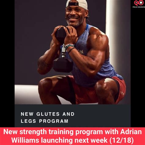 New Peloton Strength Training Program with Adrian Williams Launching On December 18, 2023 ...