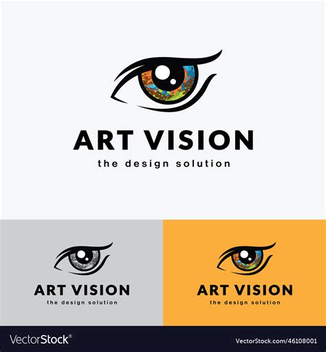 Art vision - the design solution Royalty Free Vector Image