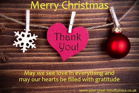 A Christmas of Gratitude - Peer2Peer-Mindfulness