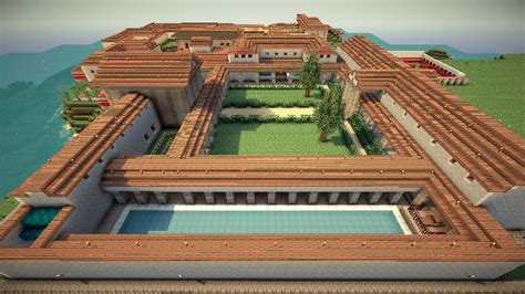 Roman Villa - Villa Syndexioi (World Save, Schematic) Minecraft Map