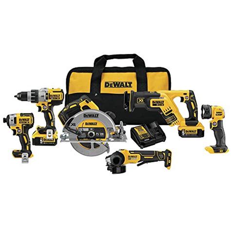 DEWALT 20V MAX* Cordless Drill Combo Kit, 6-Tool (DCK695P2) • The Heavy Equipment Directory