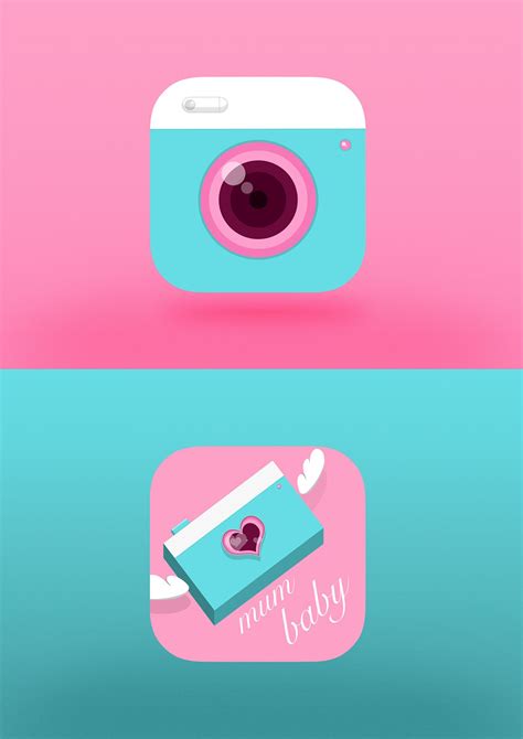 Camera icon on Behance | Camera icon, App icon design, Icon design