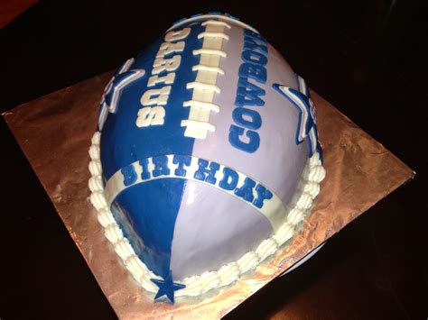 Joyce Gourmet: Dallas Cowboys Football Cake