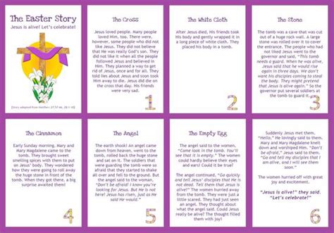 Easter Story Free Printables - FREE PRINTABLE TEMPLATES