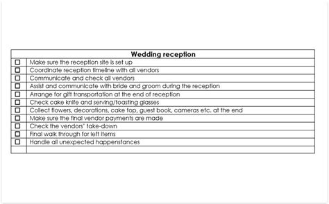 Wedding Day Of Coordinator Job Description | Wedding coordinator checklist, Wedding coordinator ...