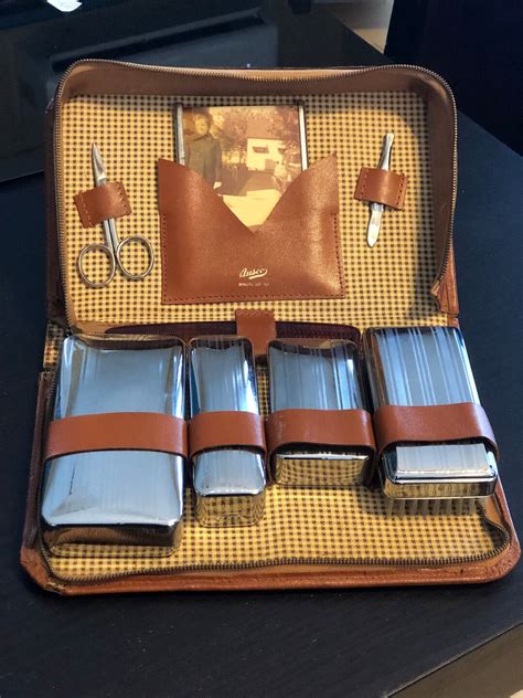 Men's Vintage Travel Grooming Kit - Etsy