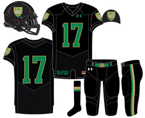 Notre Dame Football Uniform Concept: Academic Black