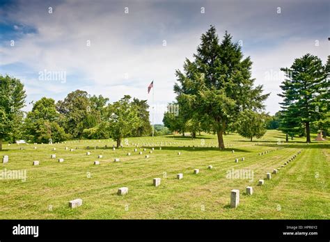 National Civil War cemetary Stock Photo - Alamy