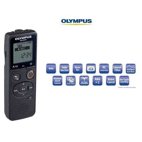 Olympus 4GB Digital Voice Recorder VN-541PC With PC Connection