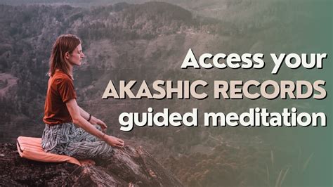 Access the Akashic records - guided meditation - YouTube