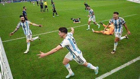 WATCH: Sergio Ageuro lifts Lionel Messi on his shoulders as Argentina players celebrate FIFA WC ...