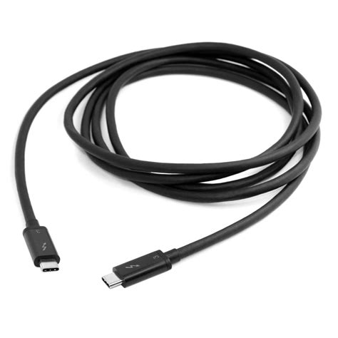 2m Thunderbolt 3 USB C USB 3.1 Type C Male to Thunderbolt 3 Male 40Gbps Cable for PC & Laptop-in ...