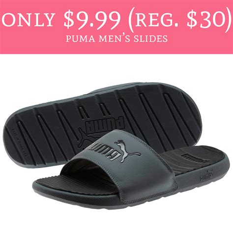 Only $9.99 (Regular $30) Puma Men's Slides - Deal Hunting Babe