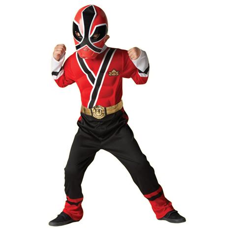 POWER RANGERS ~ Samurai Deluxe (Muscle Chest) - Kids Costume - POWER RANGERS from A2Z Kids UK