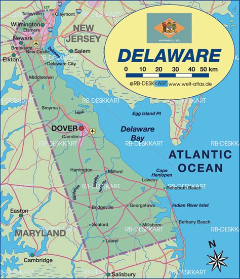 Delaware Map Usa