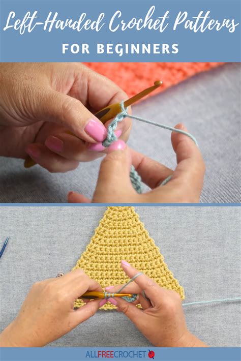 18 Left Handed Crochet Patterns for Beginners | Left handed crochet, Crochet patterns for ...