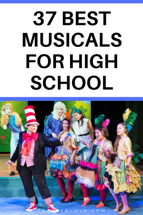 37 Best Musicals for High School | High school music, High school drama, Middle school drama